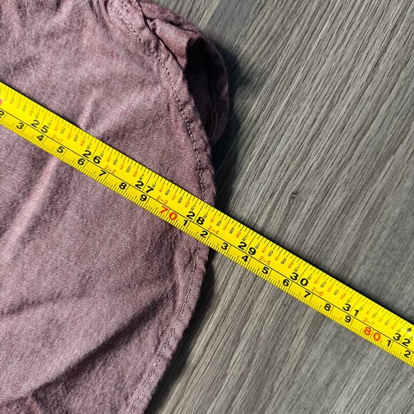 Patagonia Men's Long-Sleeved Lightweight Chambray Shirt - Red - Picture 6 of 6